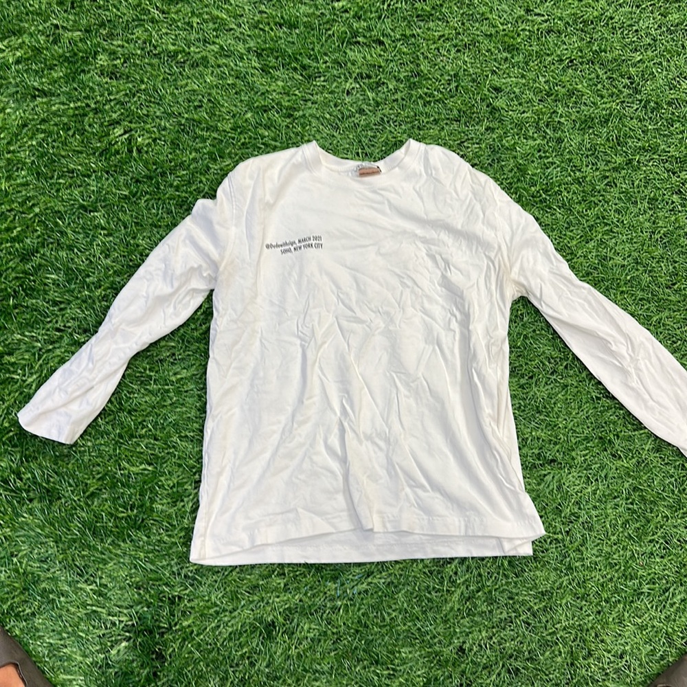 Zara Long sleeve shirt w/ @dudewkthsign collab